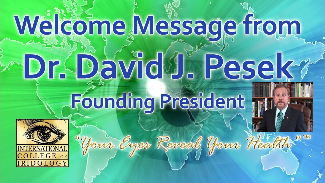 Welcome Message from the Founding President, Dr. David J. Pesek