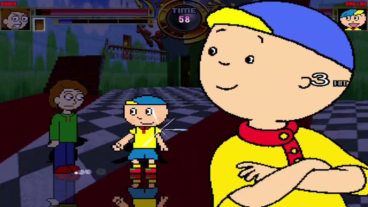 NICK54222 MUGEN: Boris Anderson VS Caillou