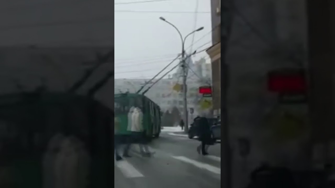 Trolleybus Drift / Дрифт Троллейбусом - Novosibirsk City