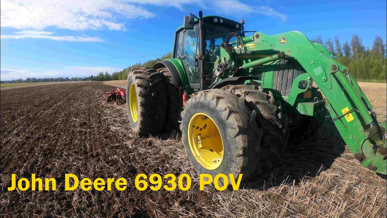 [GoPro] John Deere 6930 + Väderstad Cultus 350 ( Sound ) POV