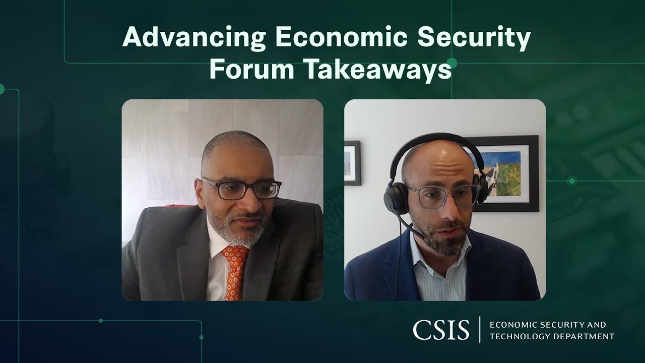How Can We Advance Economic Security?
