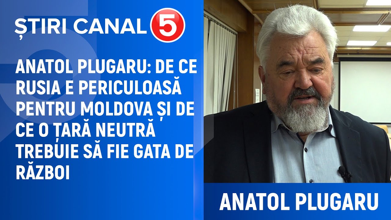 Plugaru:De ce Rusia e periculoasă pentru Moldova și de ce o țară neutră trebuie să fie gata derăzboi