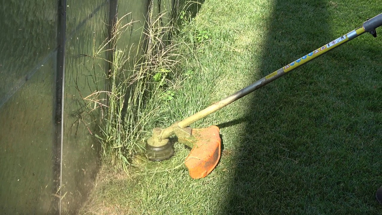 Esche Tornado alucut Mähfaden im Einsatz mit Stihl Kombisystem KM130 (Neu Stihl KM131)