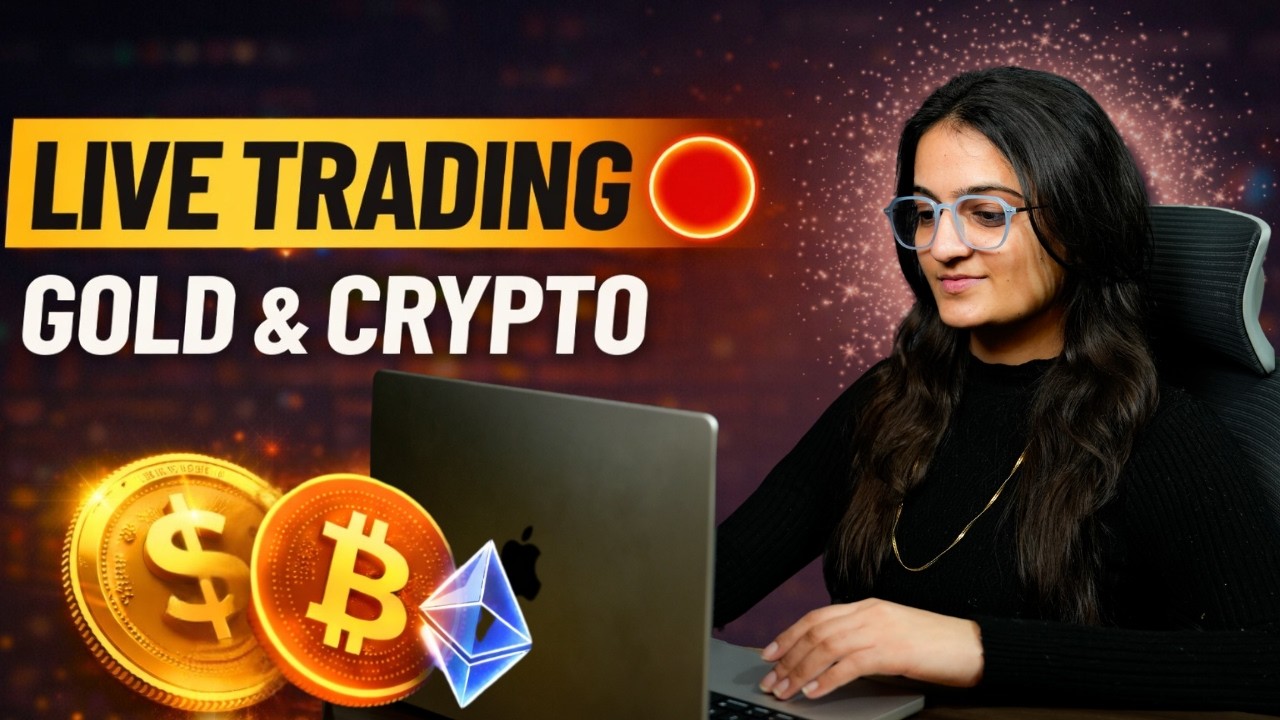 Crypto & Gold Live Trading || Aug 3
