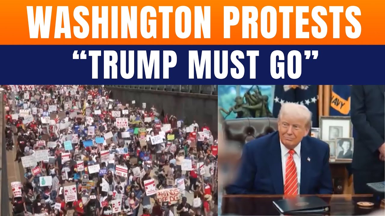 LIVE: Thousands Protest In Washington Against Trump&rsquo;s National Guard Deployment | News9