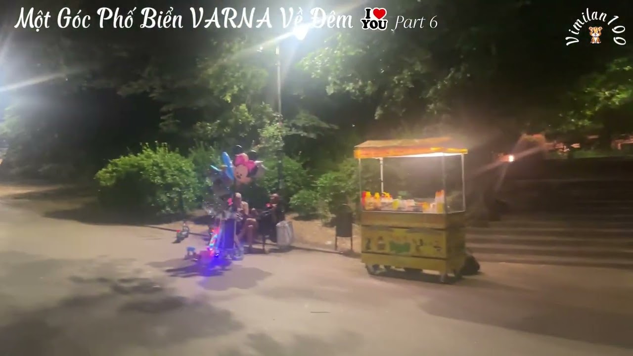 Một Góc Phố Biển VARNA Về Đêm  Part 6