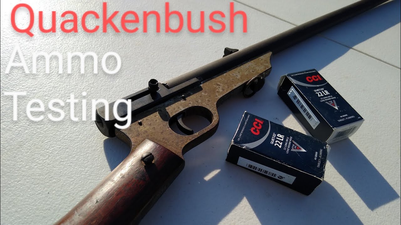 Quackenbush Ammunition Testing