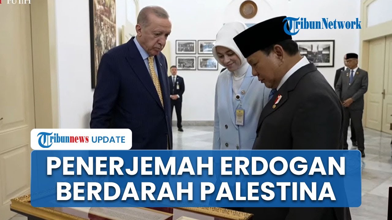 Sosok Wanita Berhijab yang Selalu Ada di Samping Erdogan, Ternyata Penerjemah Berdarah Palestina