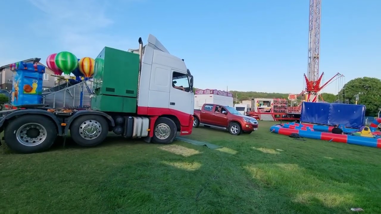 PULLING OFF AT BODMIN FAIR PARK AT LEAST IT WAS DRY