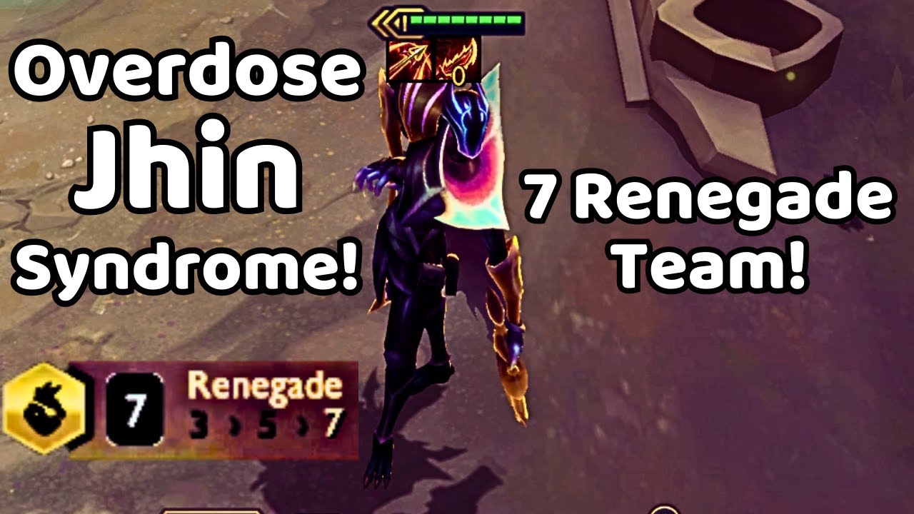 NihiUS TFT -  ⭐⭐⭐ Jhin 3 Star with 7 Renegade team ! | TFT Set 8.5