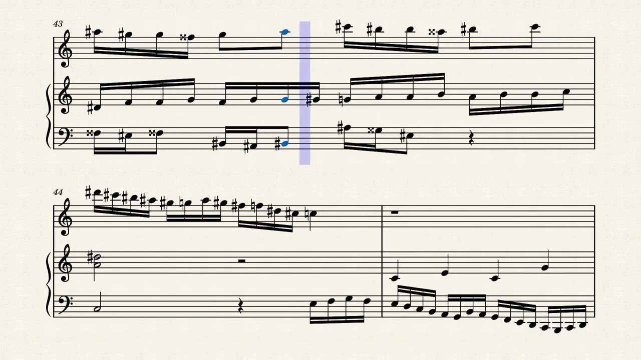 Violin sonata first movement (original composition)