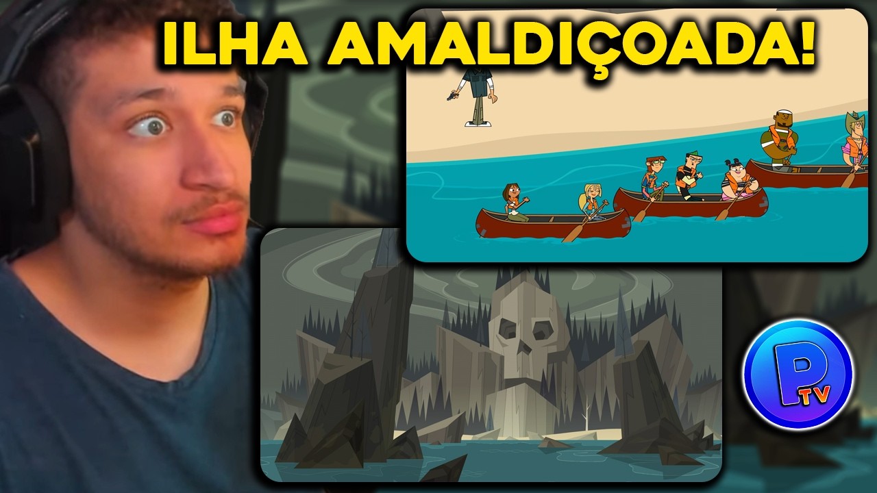 COMPETIÇÃO DE CANOA! | DRAMA TOTAL 1X8 REACT