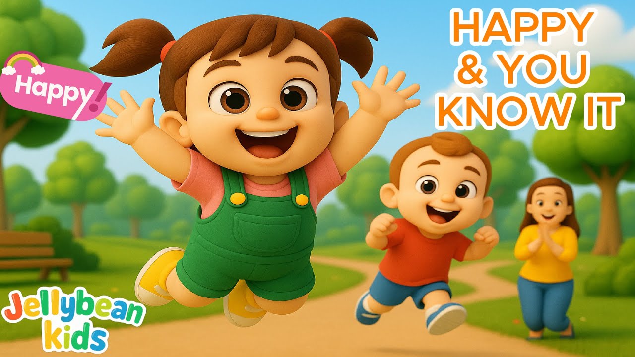 If You&rsquo;re Happy and You Know It 😄 | Emotions Song for Kids | Jellybean Kids