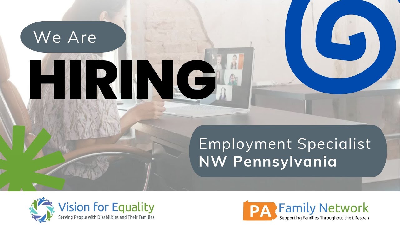 Employment Specialist, We're Hiring!