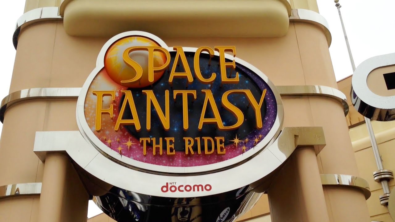 Space Fantasy Roller Coaster POV AWESOME Indoor Themed Attraction Universal Studios Japan