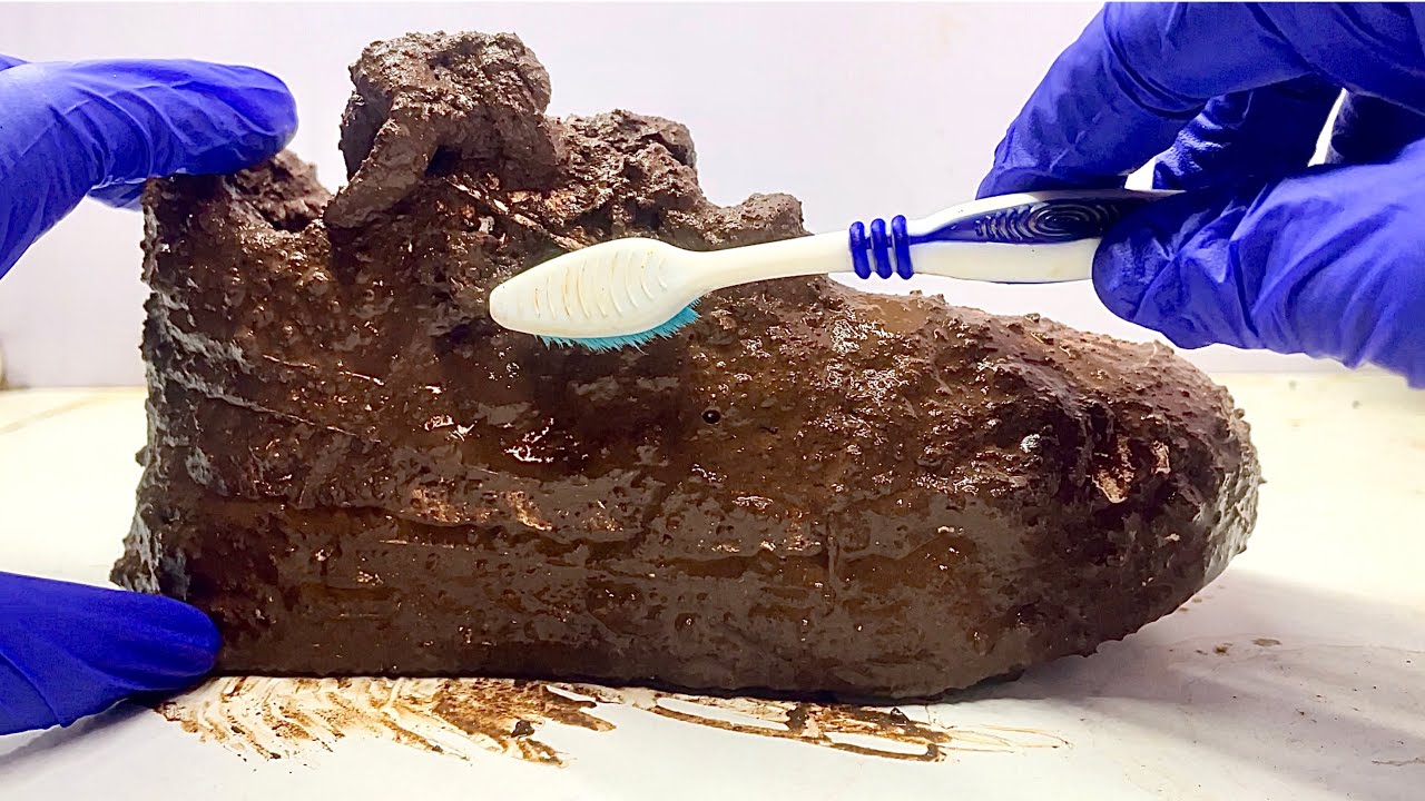 Cleaning the Dirtiest Discovery Shoes | Satisfying ASMR Deep Cleaning #satisfying #asmr #deepclean 