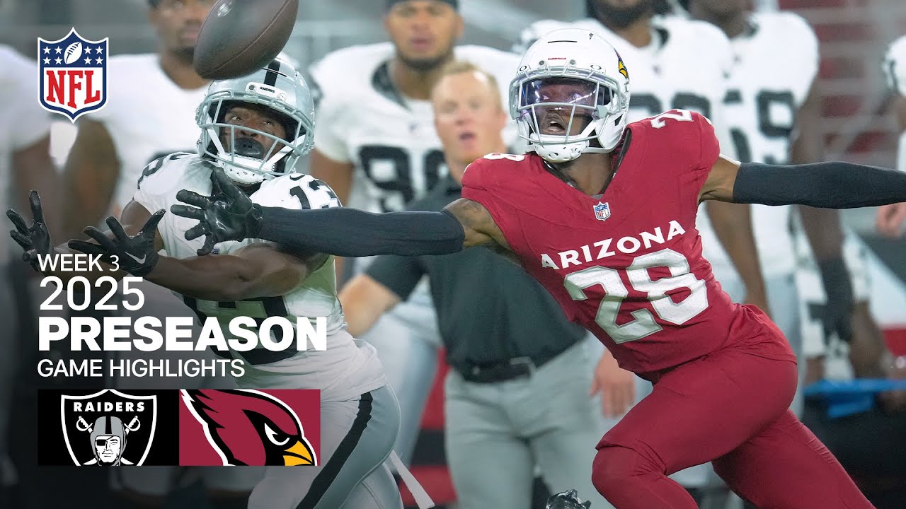 Las Vegas Raiders vs Arizona Cardinals | 2025 Preseason Week 3