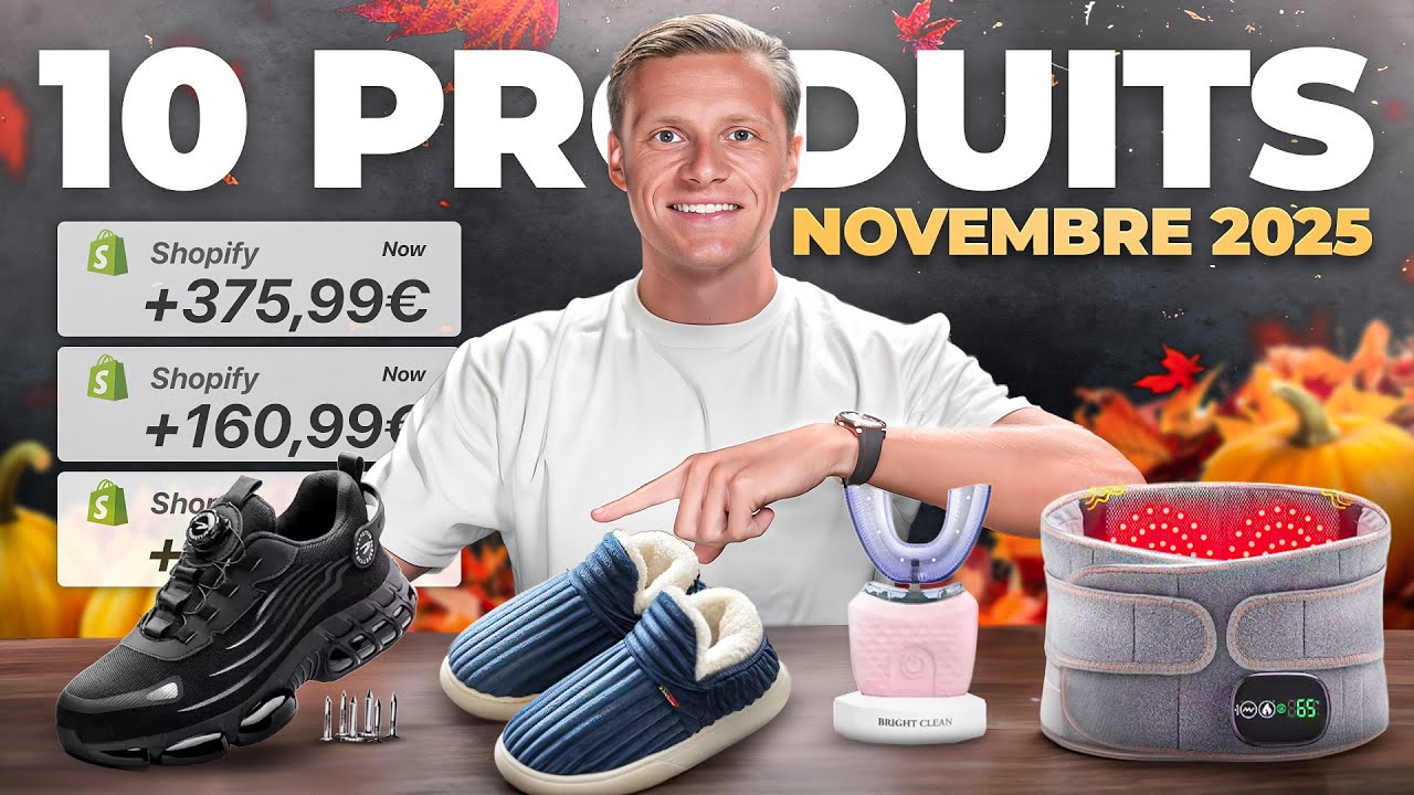 E-COMMERCE : TOP 10 PRODUITS &Agrave; VENDRE EN NOVEMBRE SUR SHOPIFY