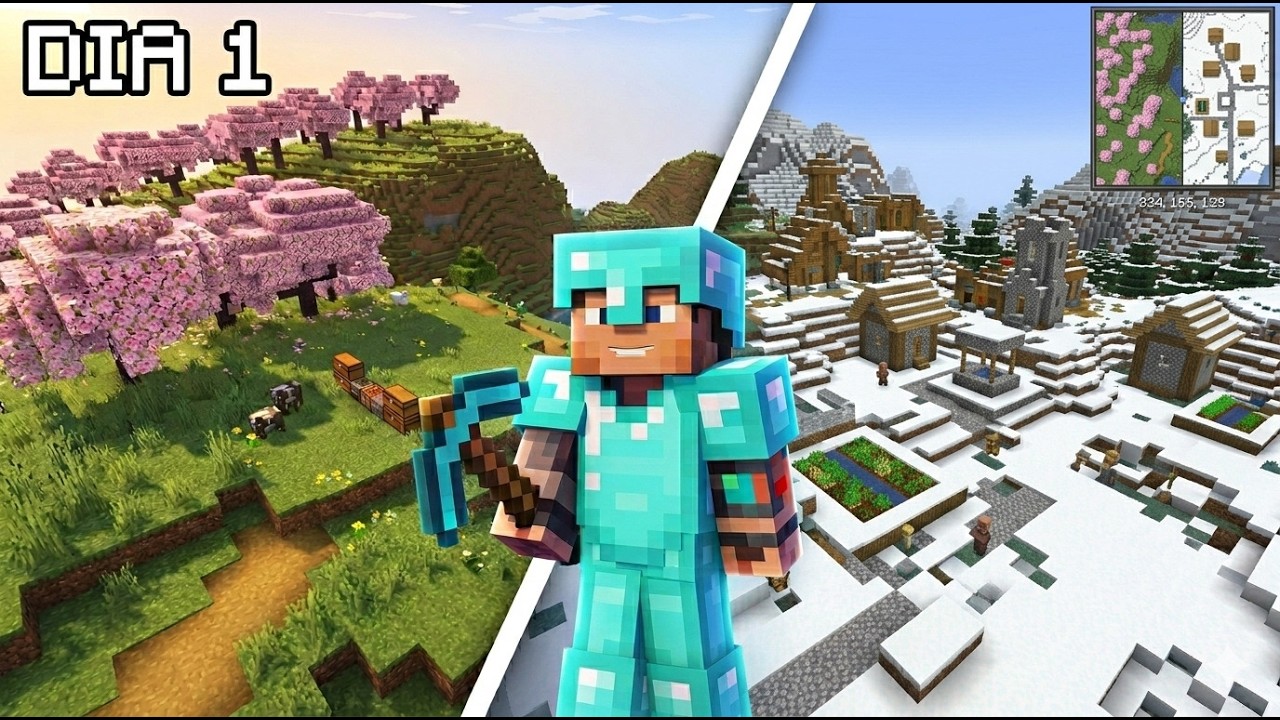 Mi Primer Mundo Tecnico ( Minecraft Tecnico con Mods ) Asentamiento y Aldea #1