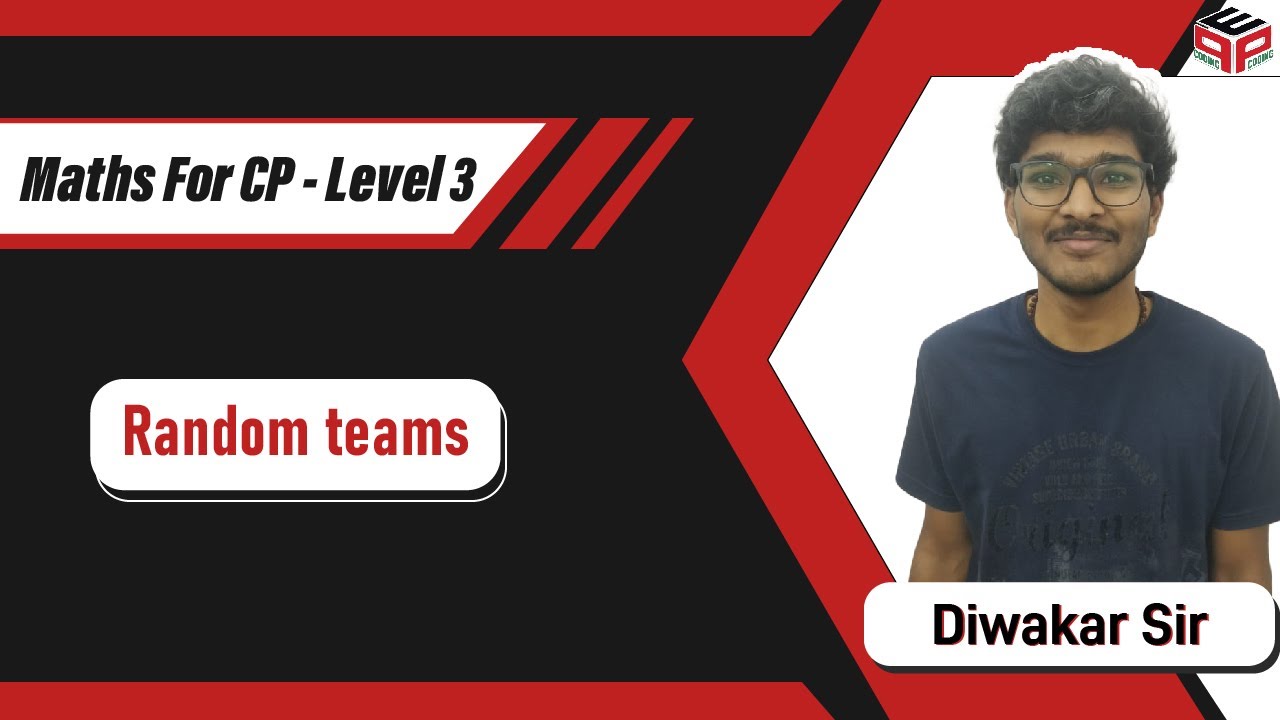 Random teams || Codeforces