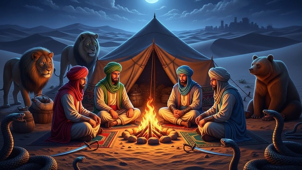 رحلة أربعة أصدقاء والإيمان بالله | رحلة الإيمان التي أنقذت الملك | قصة مؤثرة, قصص ملهمة،