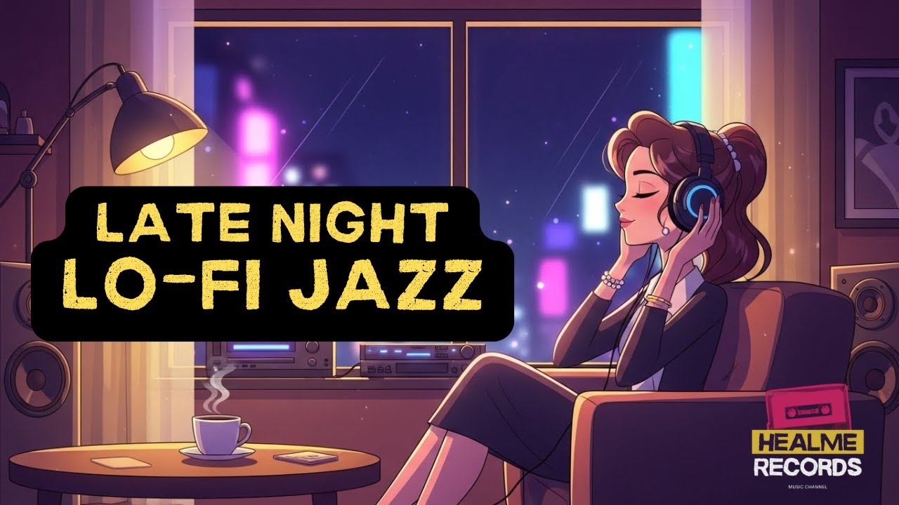 Jazz for Late Night Work ☕ Relax, Unwind & Stay Focused