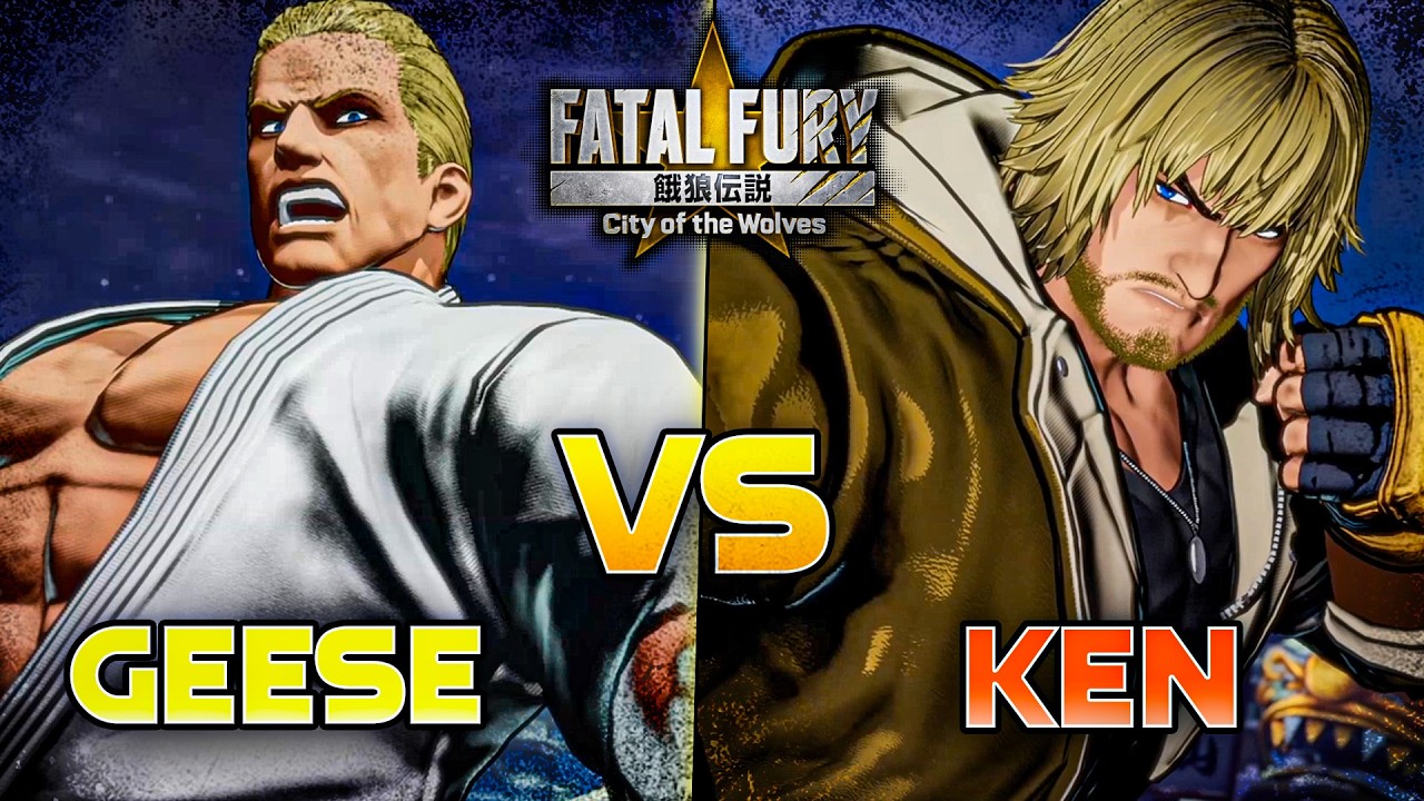 Nightmare Geese Vs Ken Masters | Fatal Fury COTW 4K Gameplay Matches