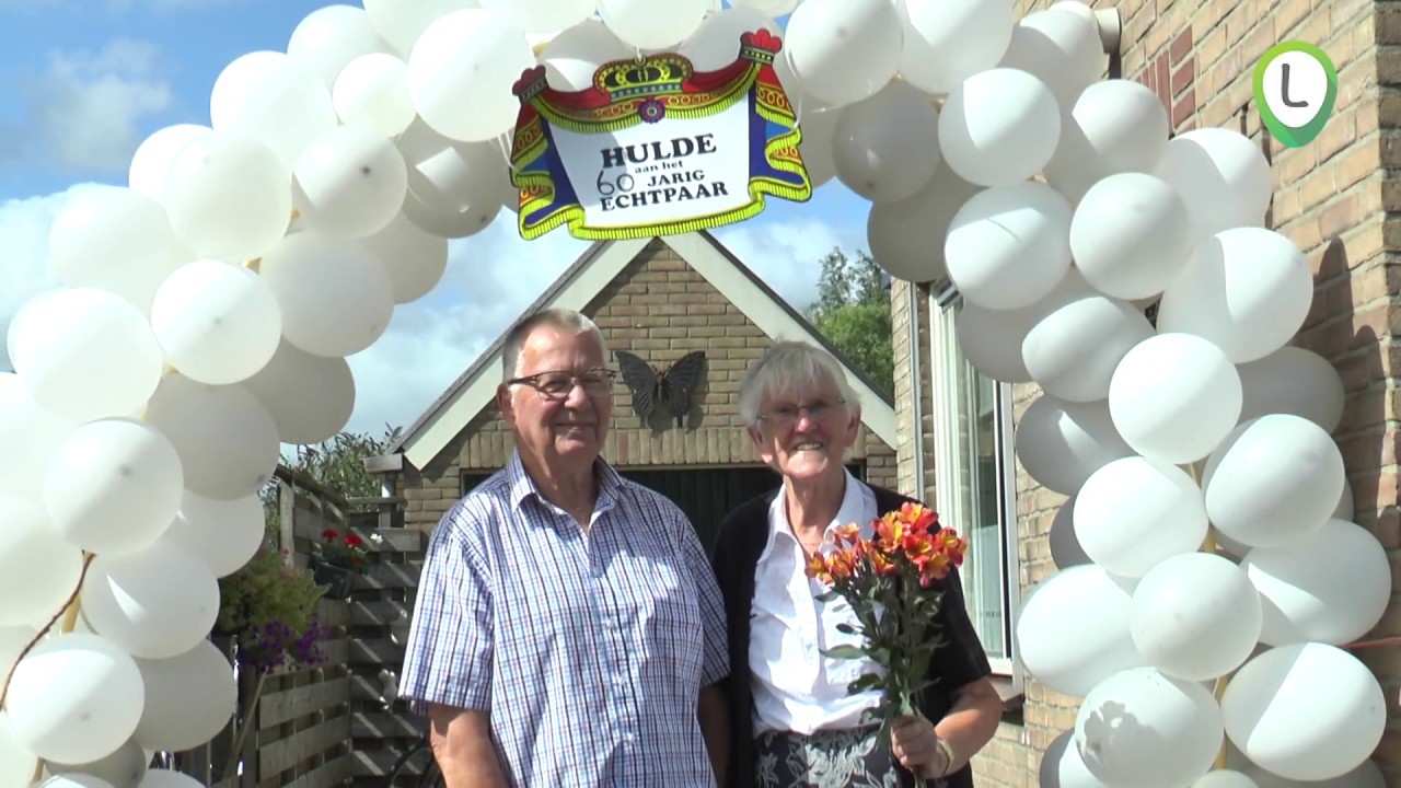 Echtpaar Van den Brink van den Bosch 60 jaar getrouwd