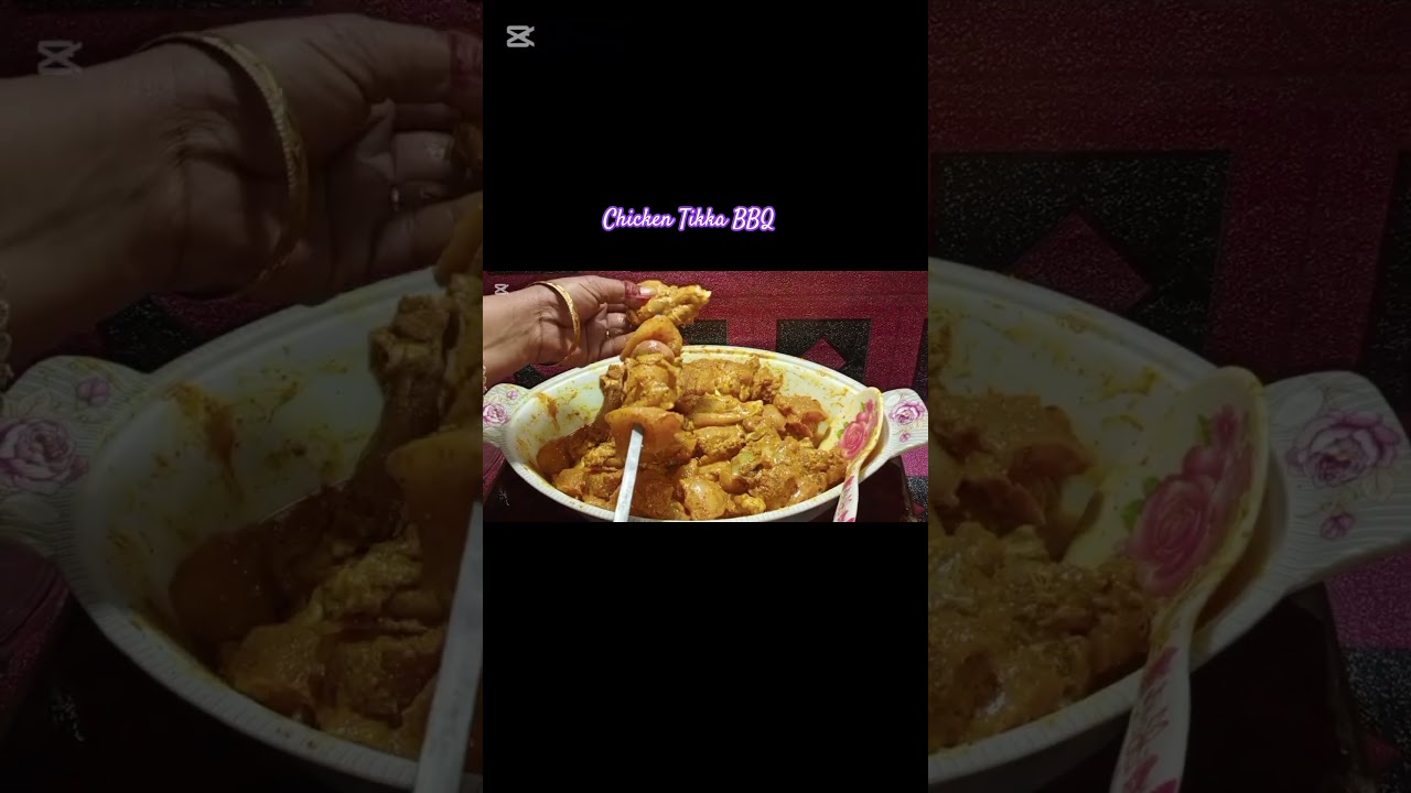 Chicken tikka BBQ recipe, smoky BBQ recipe