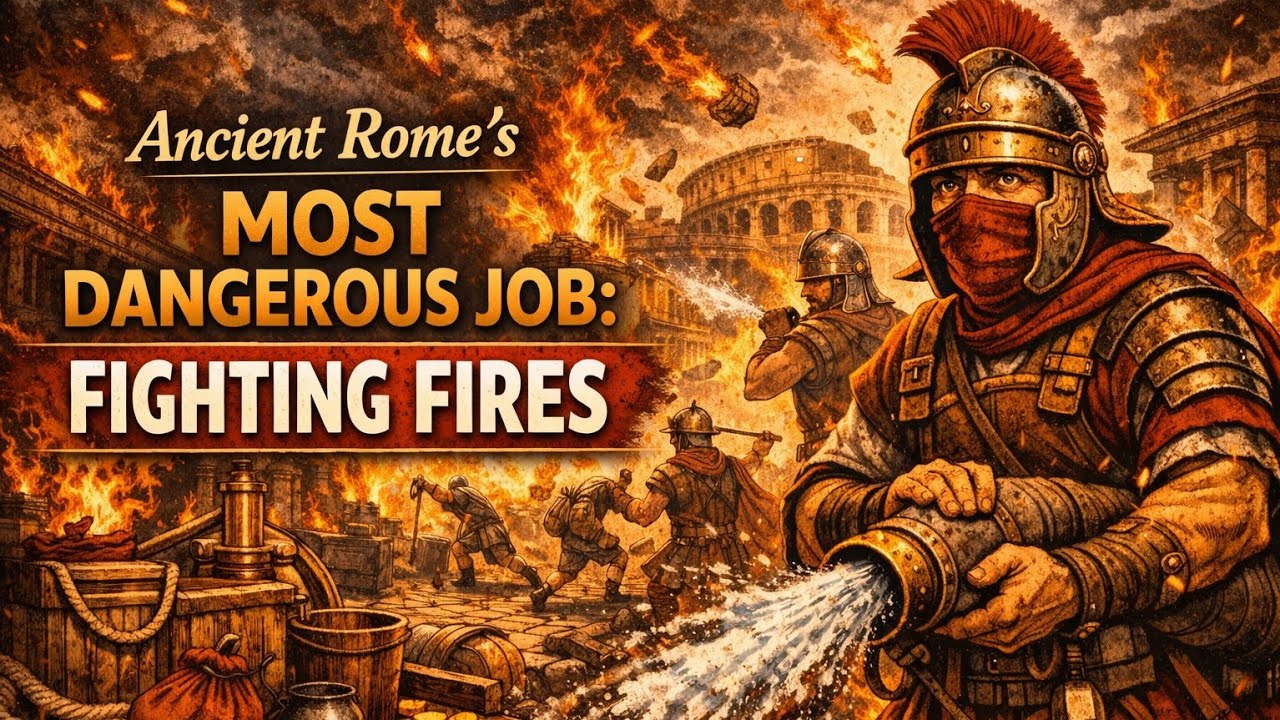 Ancient Rome’s Most Dangerous Job: Fighting Fires | Boring History For Sleep & Fireplace