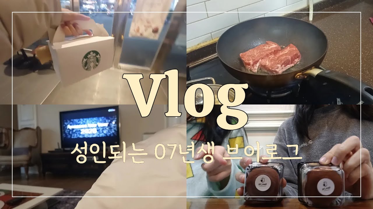 성인되는 07년생 브이로그