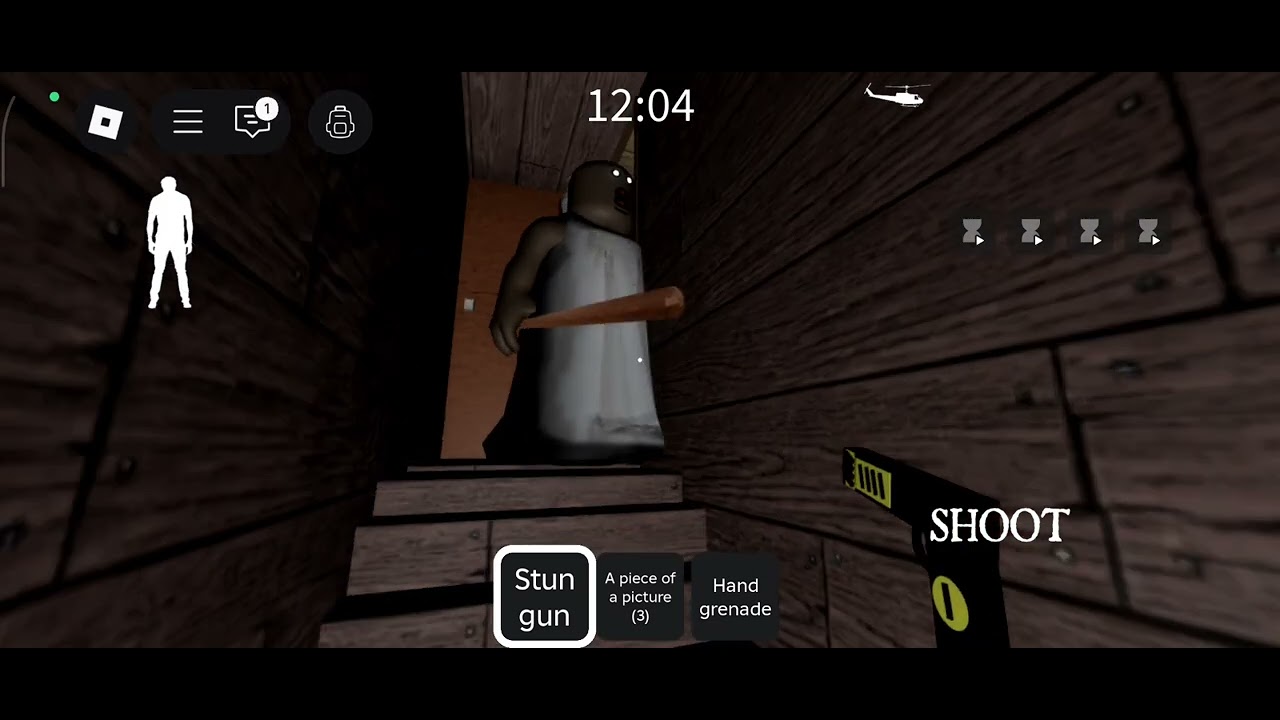 Playing a horror game granny : multiplayer but chapter 2 #roblox #horrorgame #grannygame2 #XRecorder