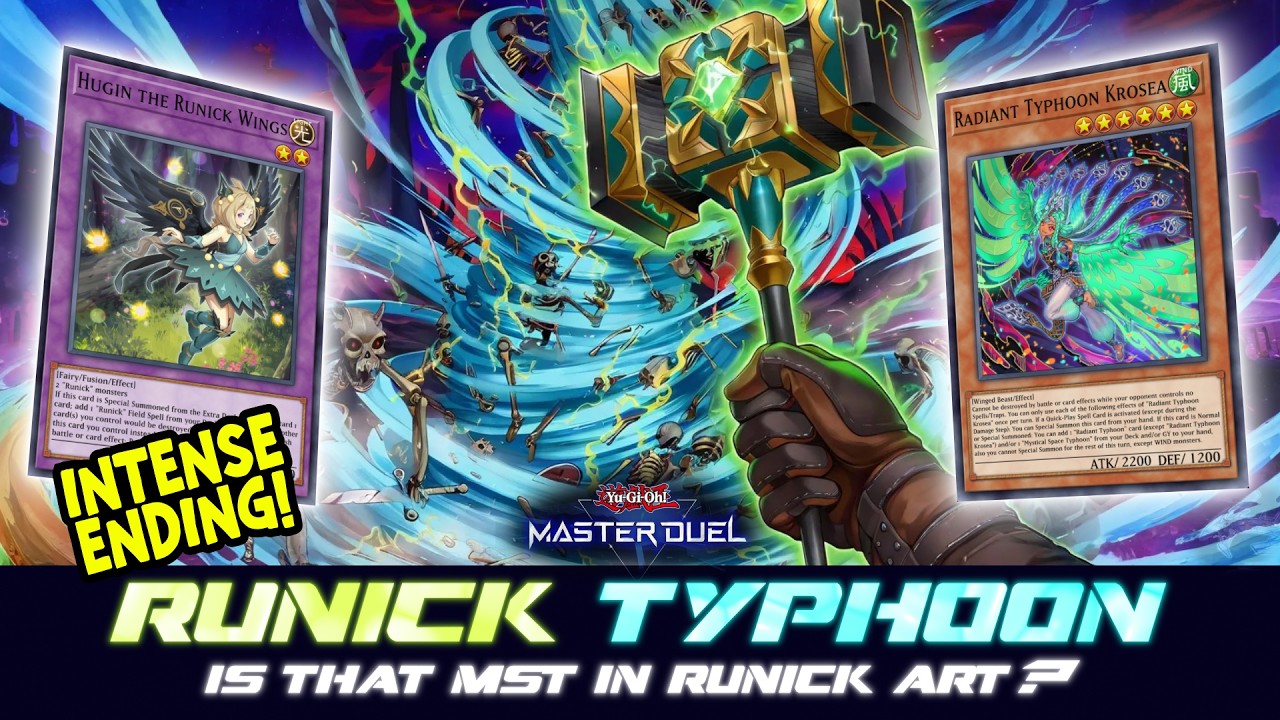 RADIANT TYPHOON RUNICK - WILL THEY SYNERGIZE? ‼️  [Yu-Gi-Oh! Master Duel]​