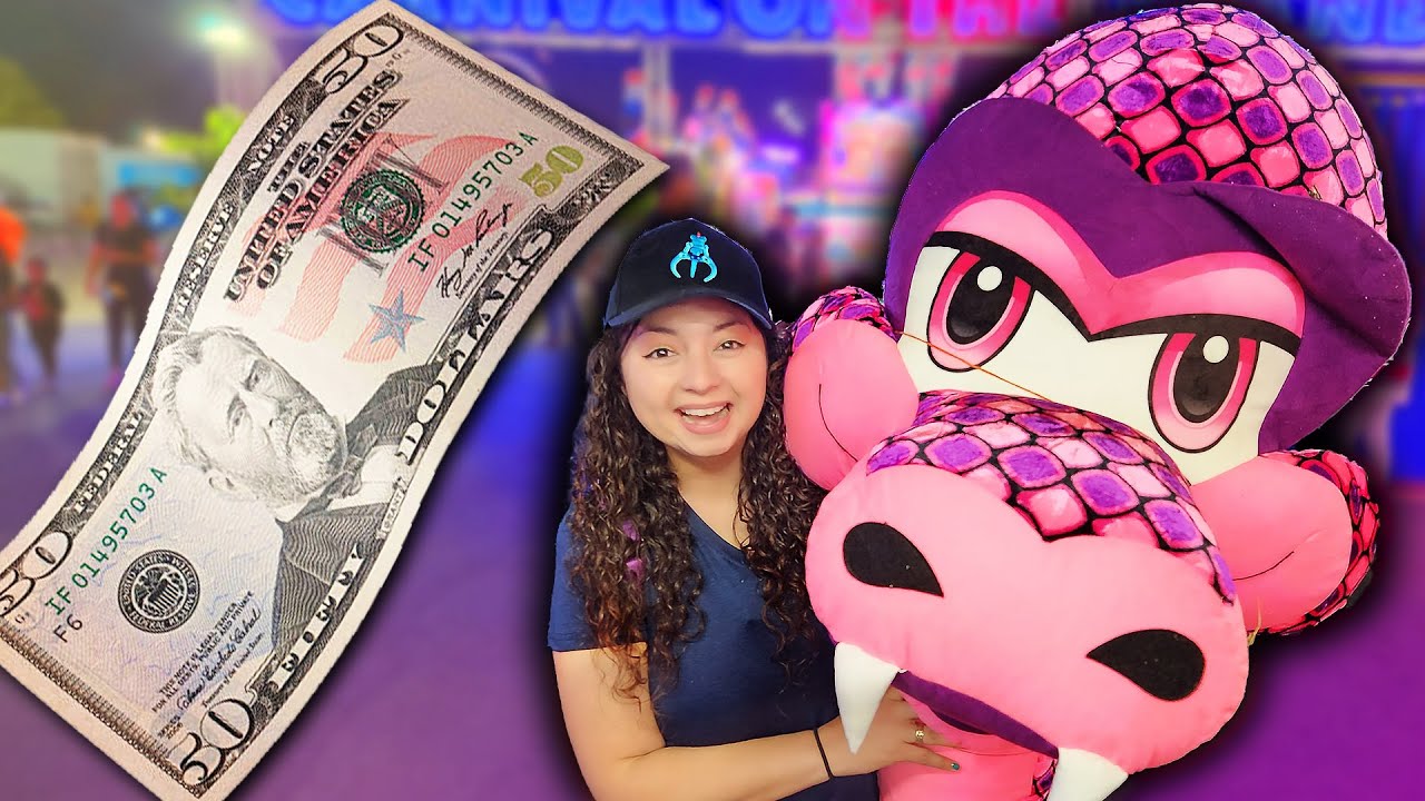 Florida State Fair Carnival Games $50 Challenge!