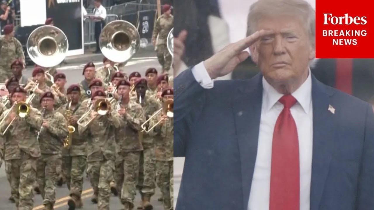 FULL PARADE: President Trump Holds Military Parade For The U.S. Army's 250th Birthday In D.C.