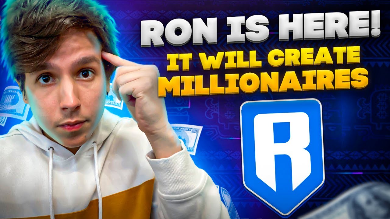 RON IS HERE, IT WILL MAKE MILLIONAIRES