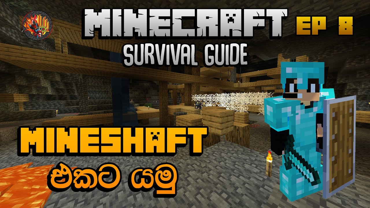 mineshaft එකට යමු | Minecraft Survival Guide 1.18 Sinhala EP 8