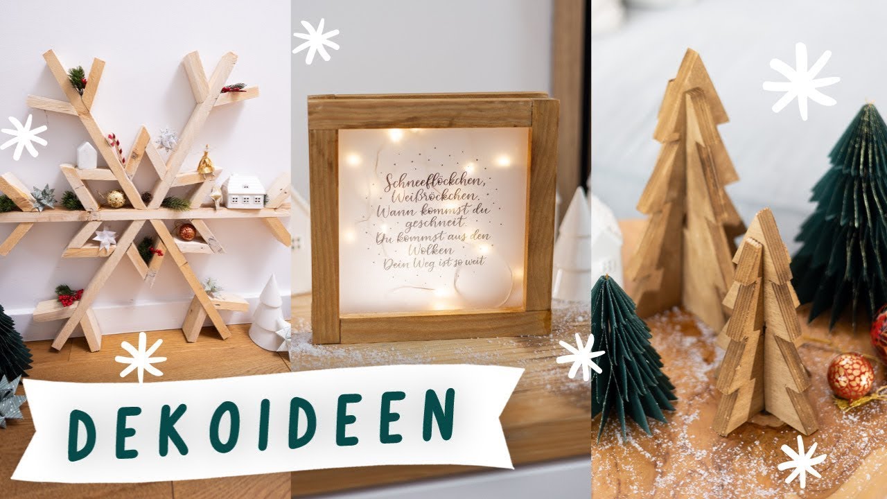 DIY WINTERDEKO | Dekoration selbermachen | einfaches & besonderes Upcycling für Weihnachten