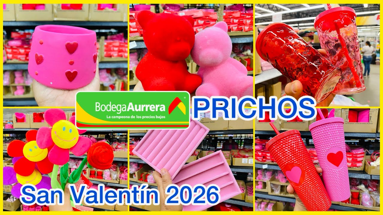 💖PRICHOS🎀LO NUEVO SAN VALENTÍN 2026💖Decoración Para Hogar 🏡Organizadores✨tienda aurrrera y PRICHOS 