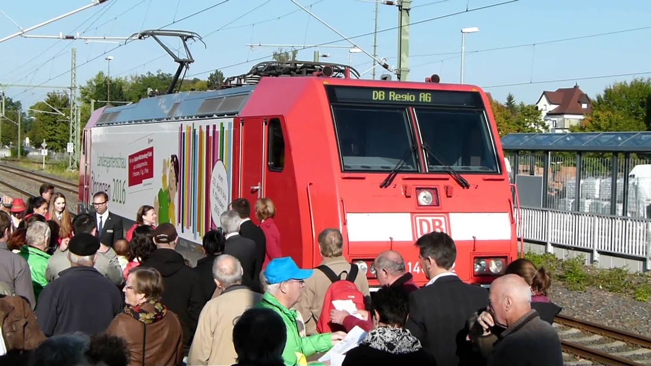 Präsentation der Laga-Lok in Öhringen