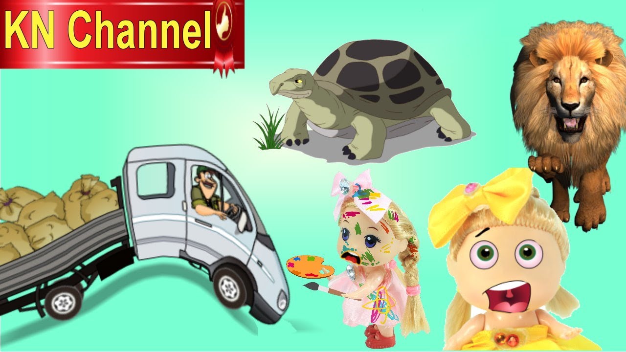 TÌNH HUỐNG NGUY HIỂM TRONG SỞ THÚ PHẦN 1 CỦA  BÚP BÊ KN Channel VÀ BÀI HỌC AN TOÀN GIAO THÔNG