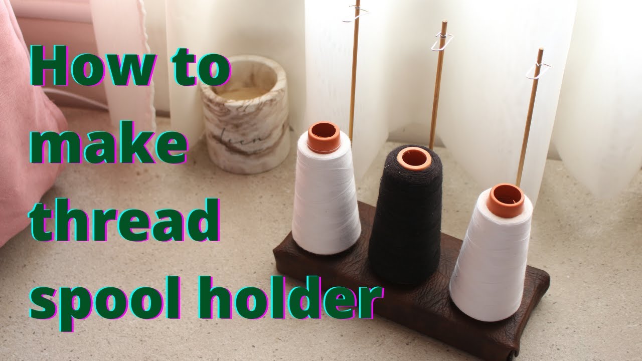 How to make a thread spool holder with cardboard