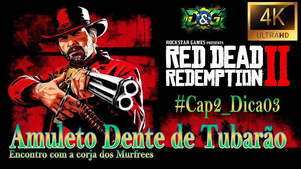Red Dead Redemption 2 | Amuleto Dente de Tubarão | Detonados e Gameplays BR | #RDR2_Cap2