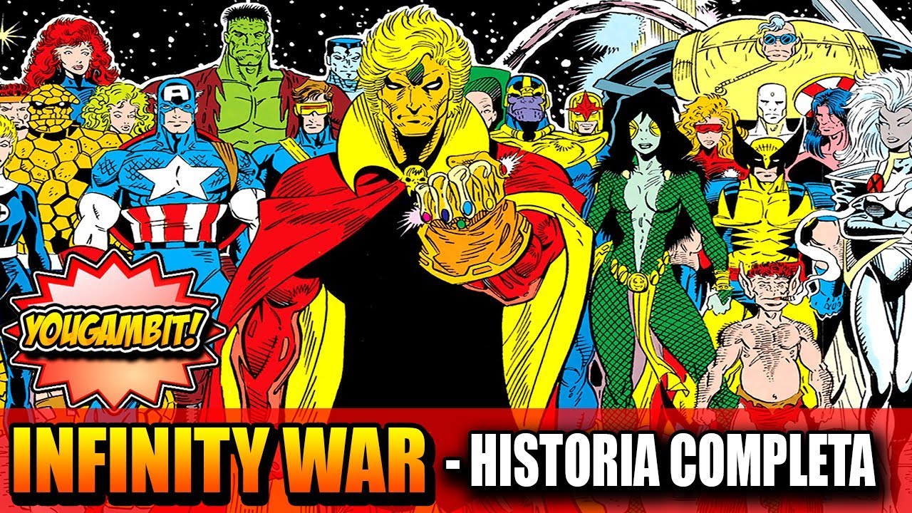 MEGA-VIDEOCOMIC: THE INFINITY WAR Parte 2 de 3 || LA GUERRA DEL INFINITO  - Historia Completa