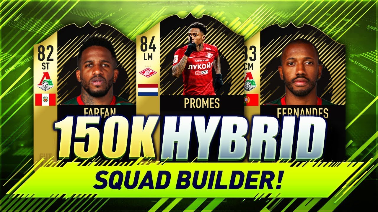 150K RUSSIAN LEAGUE HYBRID ft. IF FARFAN & IF FERNANDES FIFA 18 Squad Builder w/ Custom Tactics