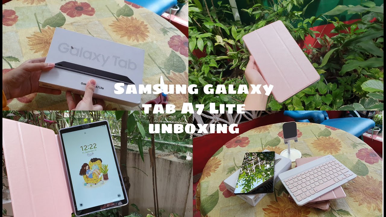 Unboxing Samsung Galaxy Tab A7 Lite & accessories📦📱