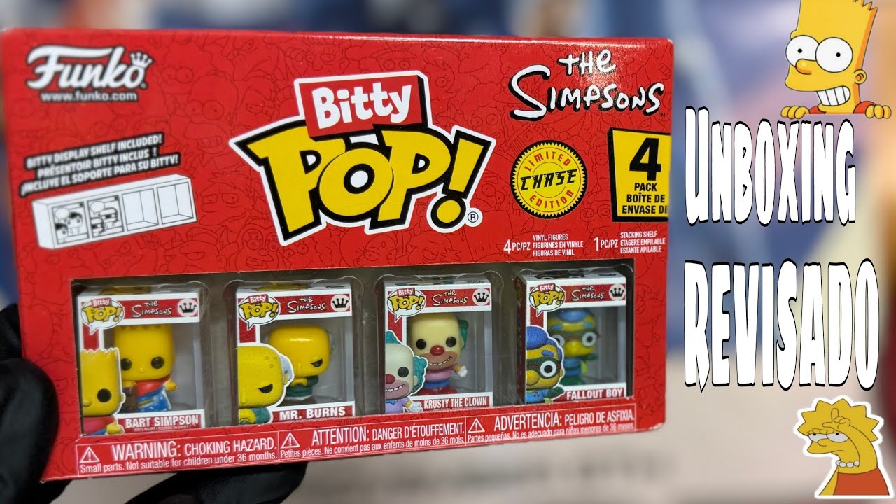 Pack Bitty Pop de Los Simpsons | UNBOXING y REVISADO