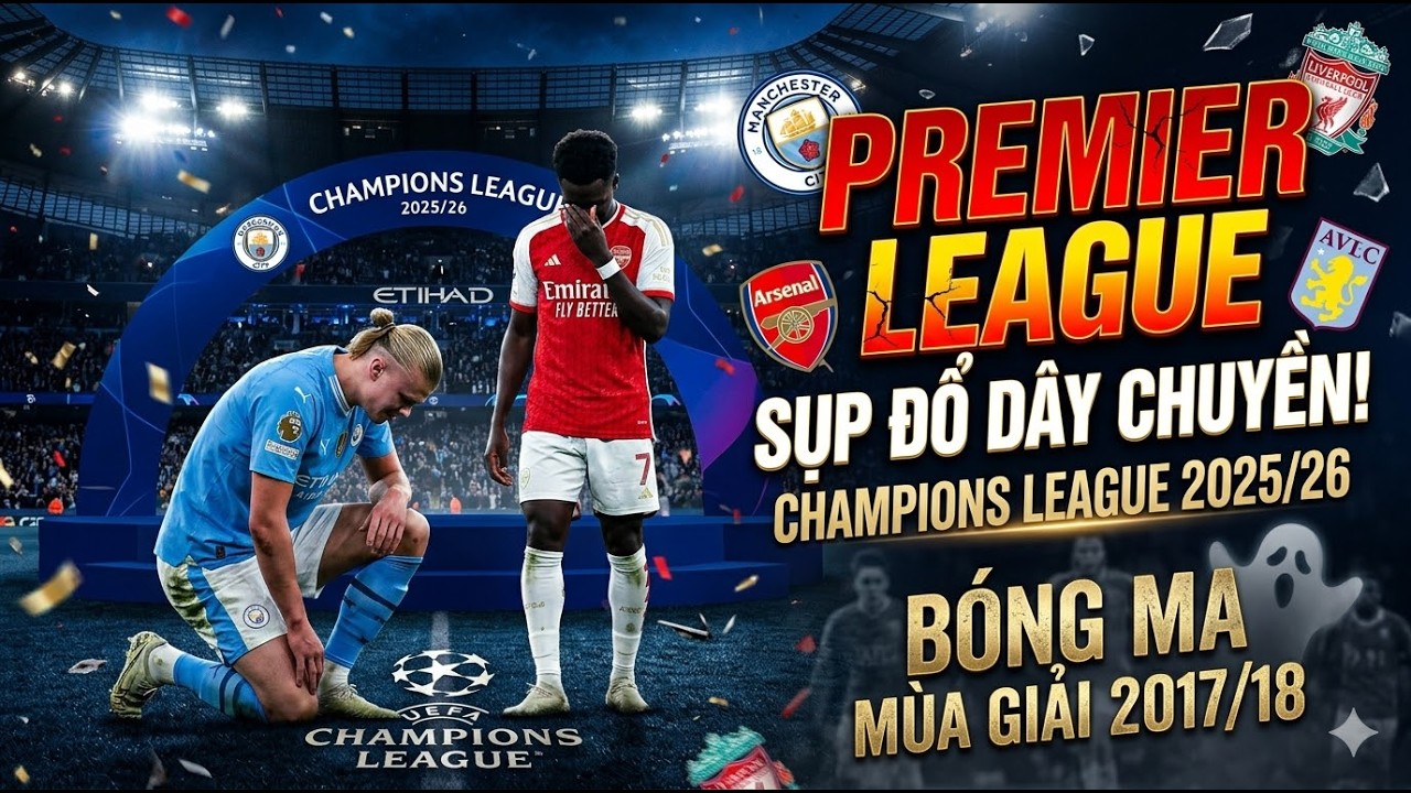 CHAMPIONS LEAGUE 2025/26 NGUY CƠ SỤP ĐỔ DÂY CHUYỀN CỦA CÁC ĐỘI BÓNG ANH VÀ BÓNG MA MÙA GIẢI 2017/18