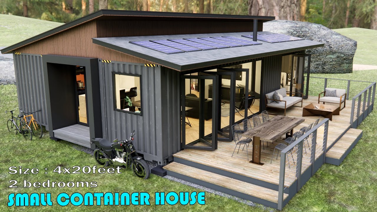Shipping Container house full tour | modern interior container house