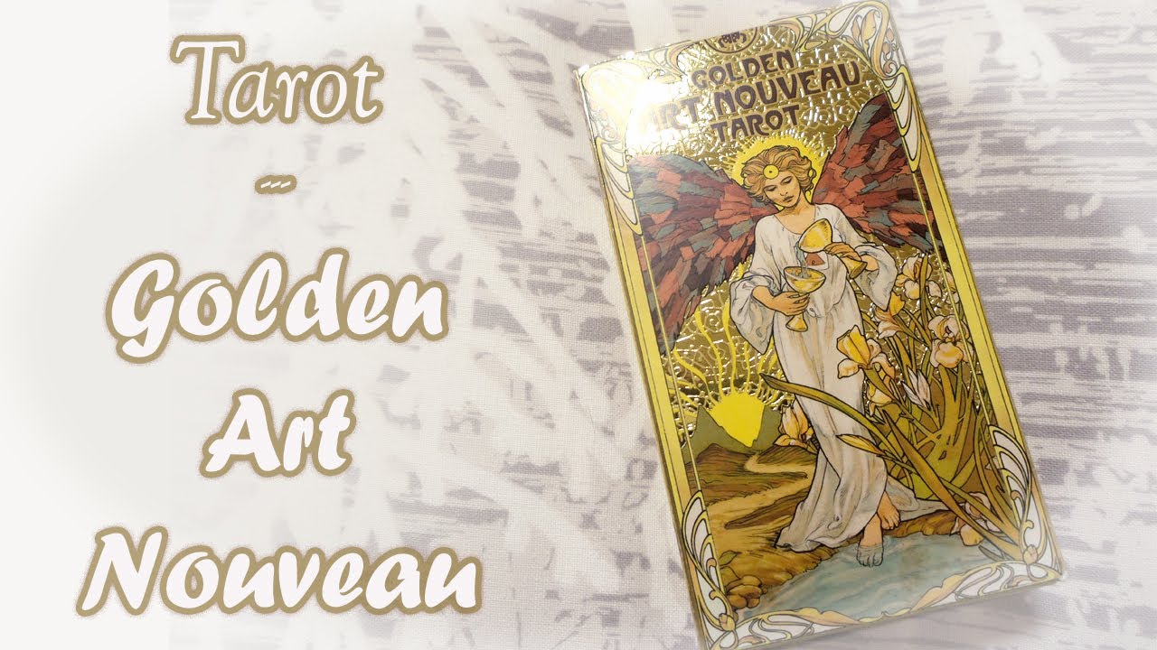 GOLDEN ART NOUVEAU TAROT - Un jeu vintage aux dorures vibrantes
